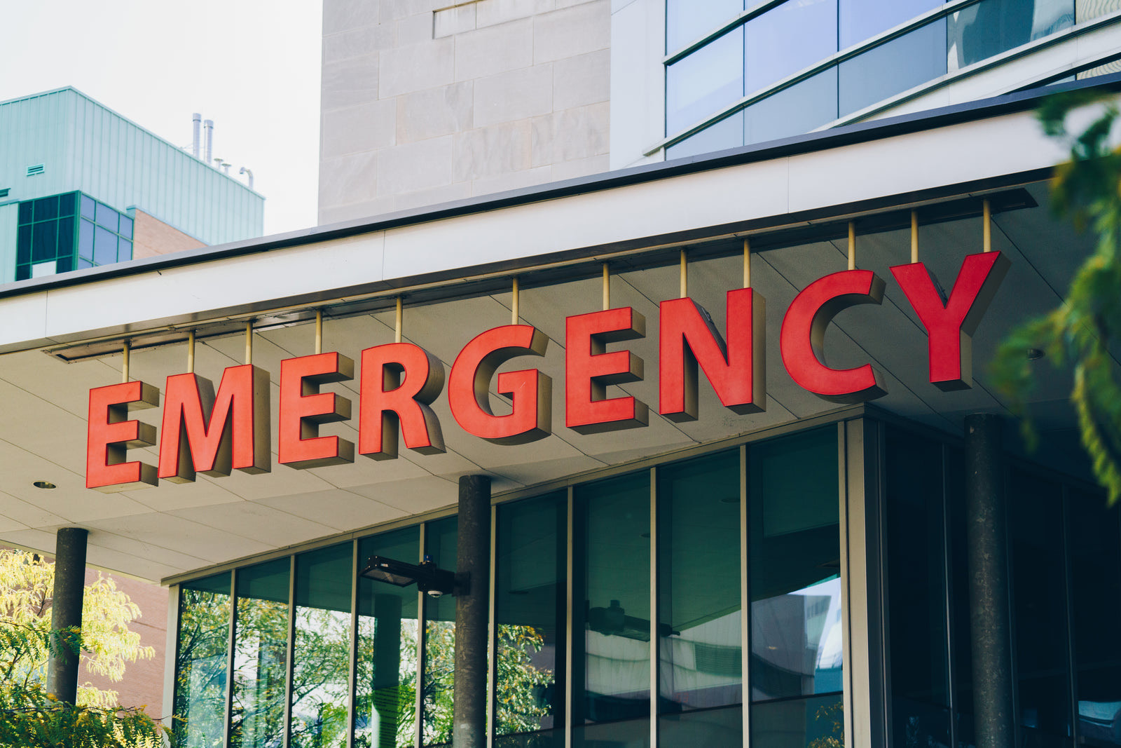 A dentist preparing to treat an emergency patient